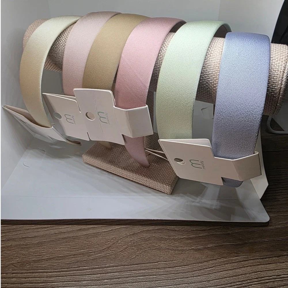 Melody Wide Solid Headbands Pick Any 2 Mix Match Pastel Neutral Colors